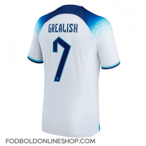 England Jack Grealish #7 Hjemmebanetrøje VM 2022 Kortærmet